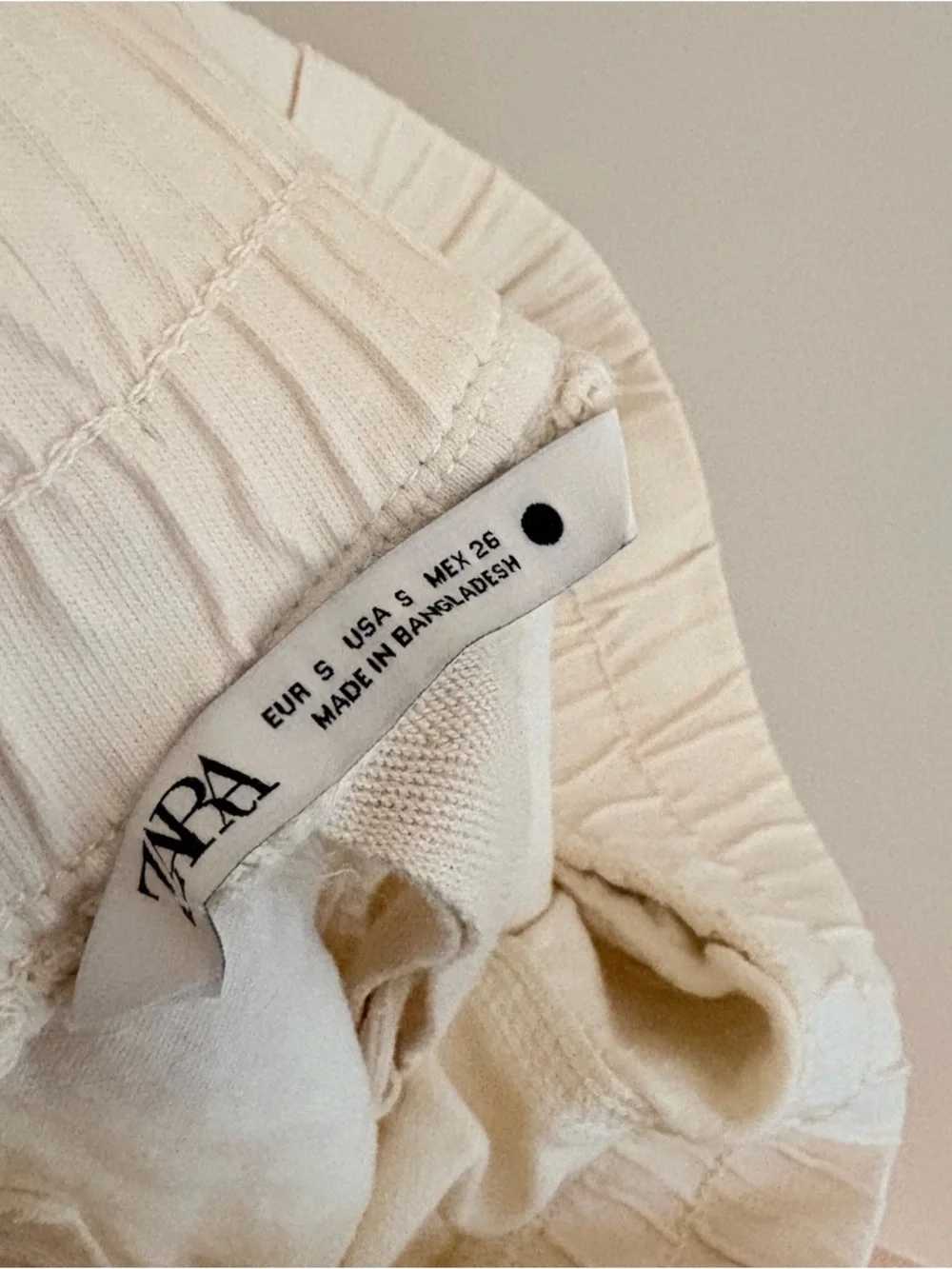 Zara Linen Blend Cropped Pants